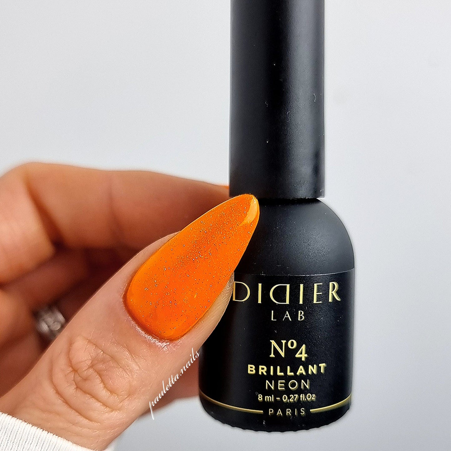 Gel Lak "Didier Lab", Brillant NEON, No4, 8ml