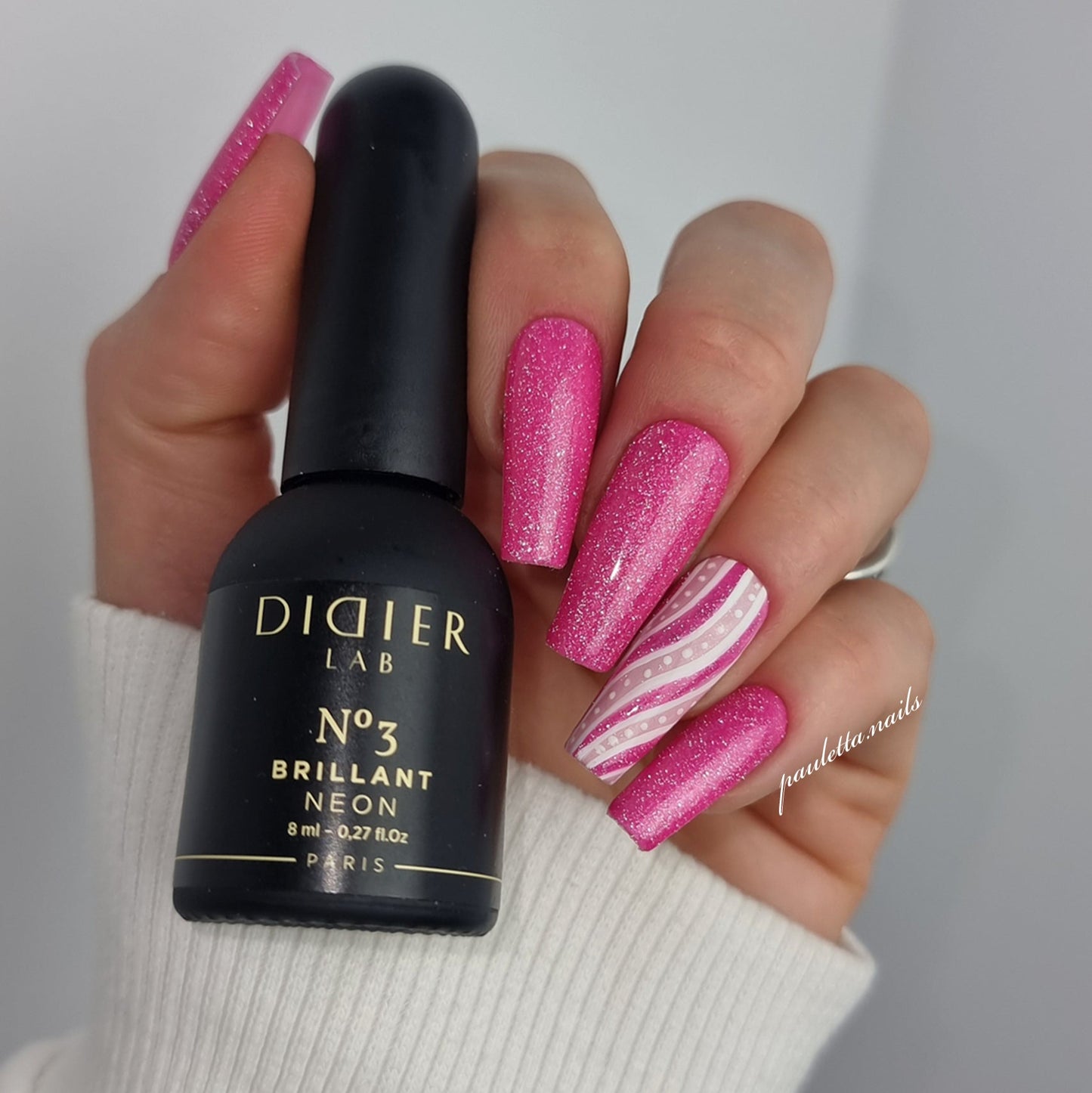 Gel Lak "Didier Lab", Brillant NEON, No3, 8ml