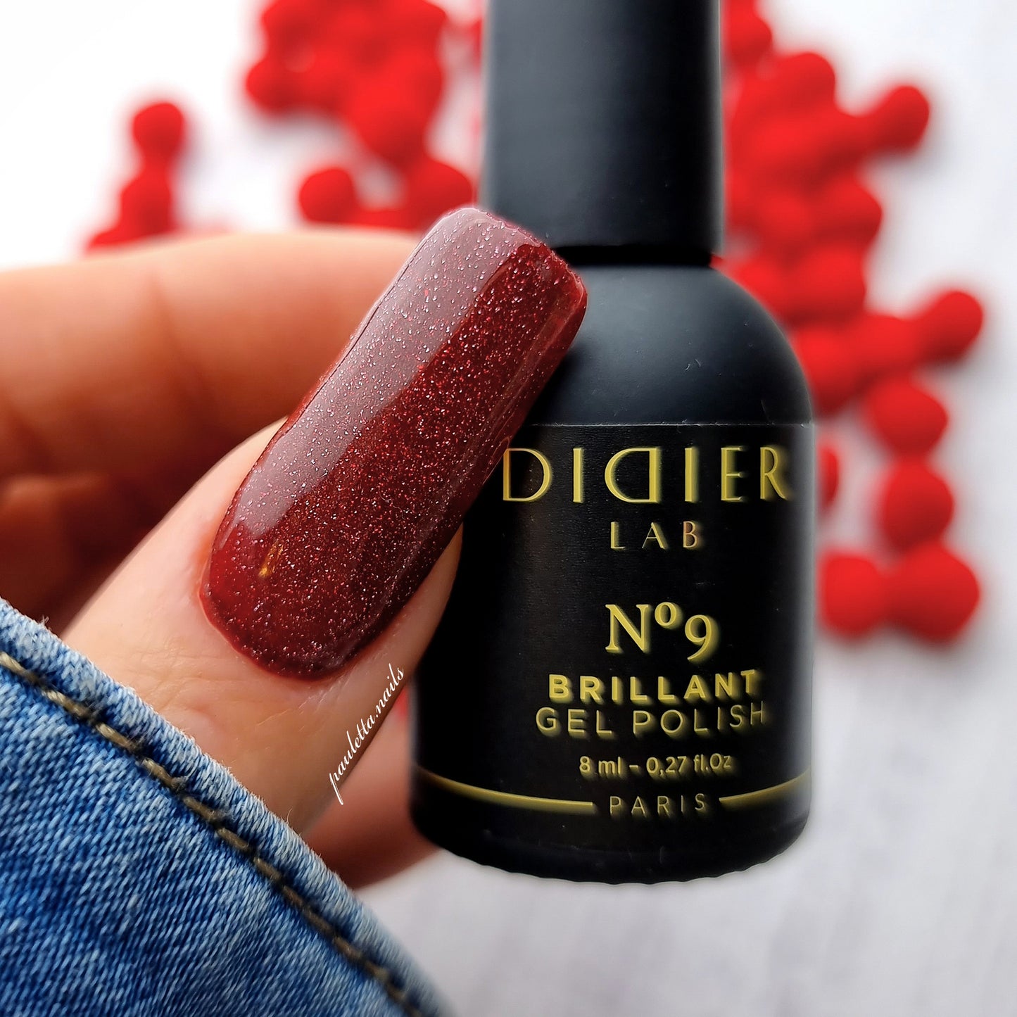Gel Lak "Didier Lab", Brillant, No9, 8ml