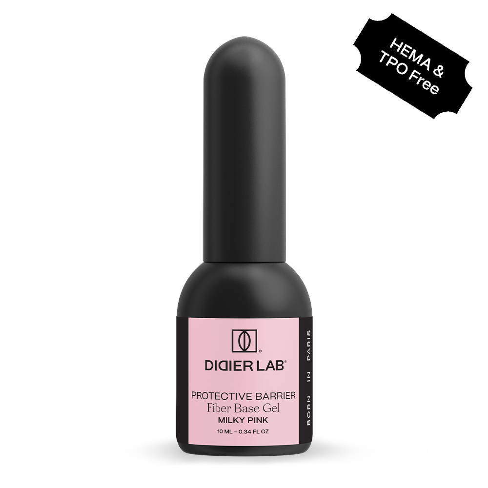Podkladová Báze se Skelnými Vlákny "Didier Lab", Milky Pink, 10ml