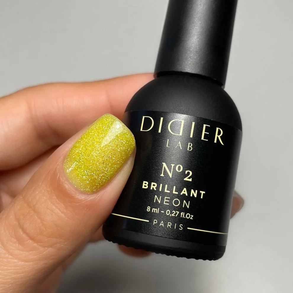 Gel Lak "Didier Lab", Brillant NEON, No2, 8ml