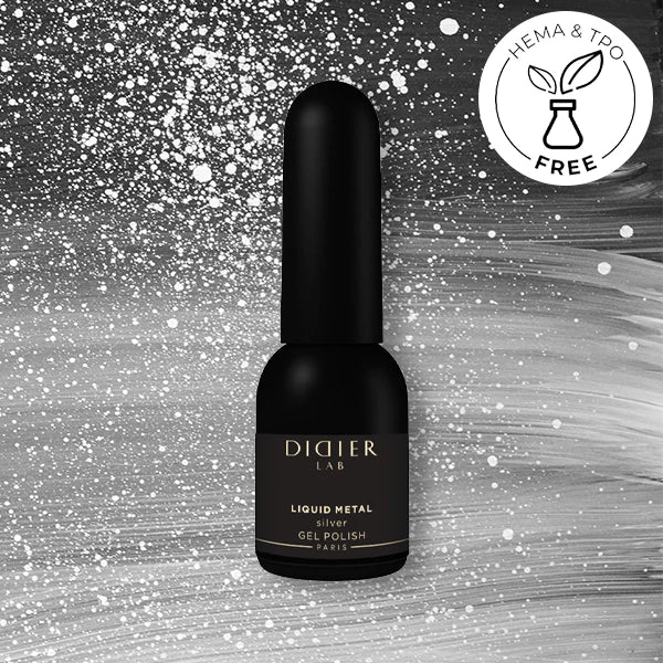 Gel Lak s Efektem Kočičího Oka, Stříbrný, 10ml