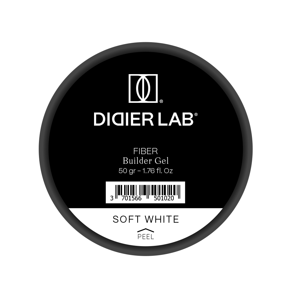 Stavební Gel se Skelnými Vlákny, Didier Lab, Soft White, 50g