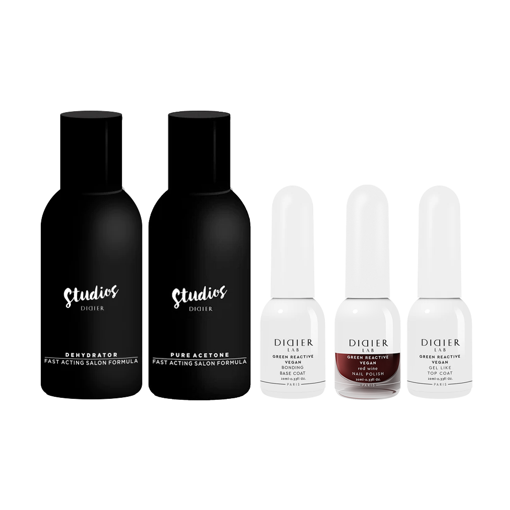 Set na Manikúru Vegan odstín Red Wine