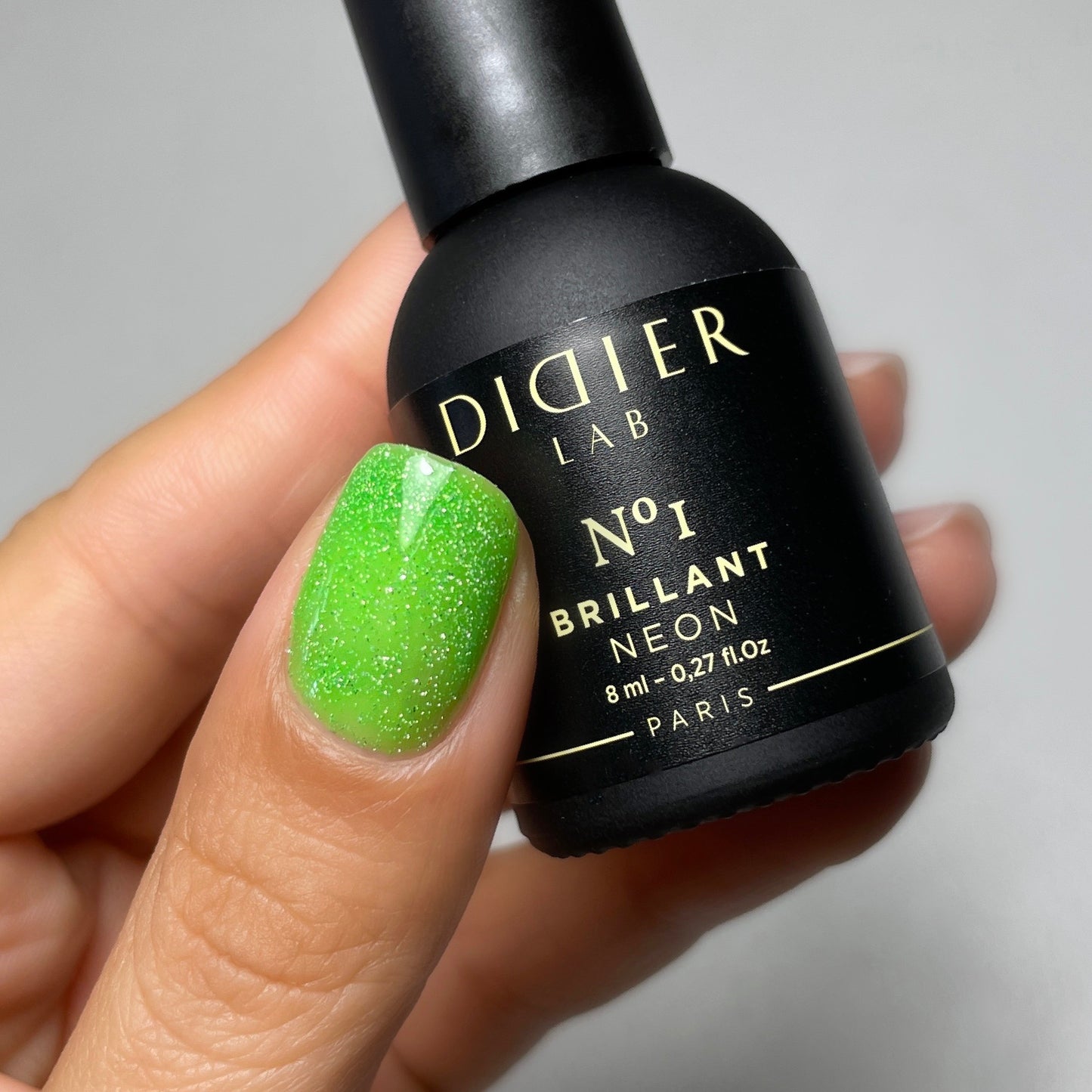 Gel Lak "Didier Lab", Brillant NEON, No1, 8ml