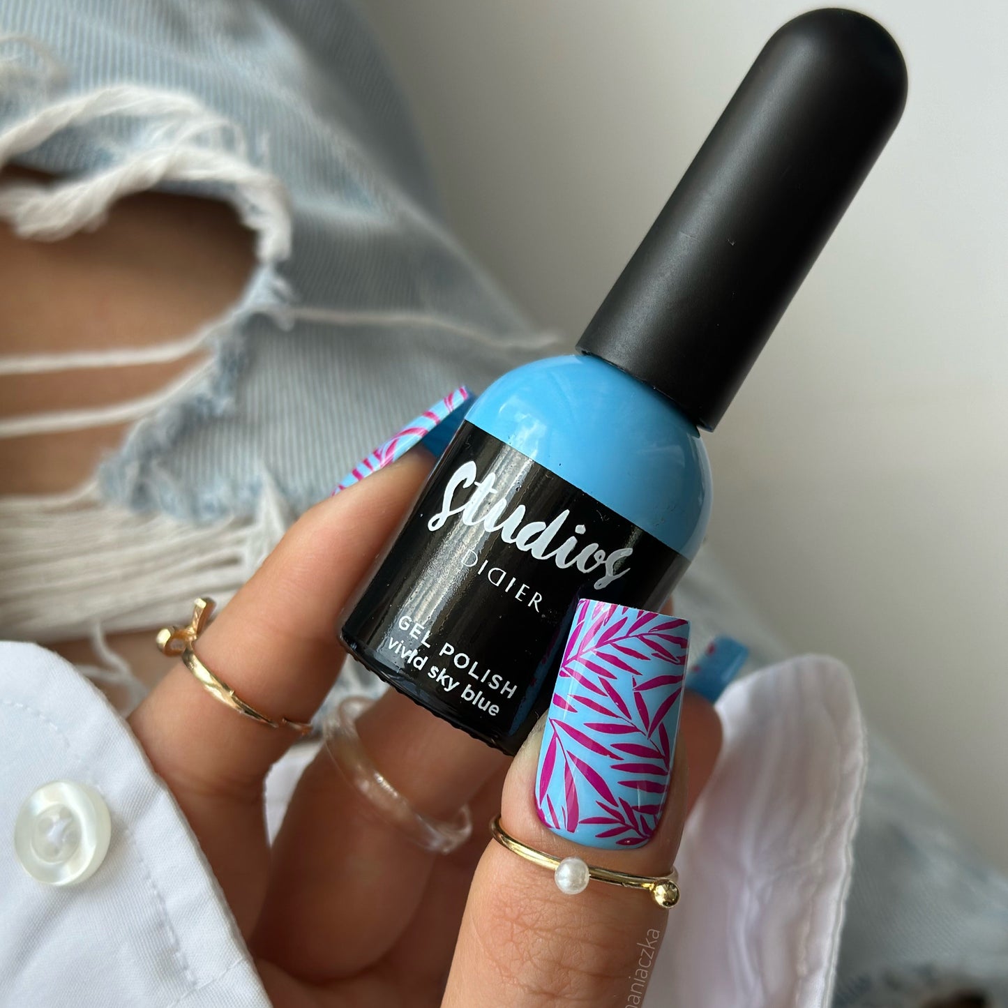 Gel Lak "Studios Didier", vivid sky blue, 8ml