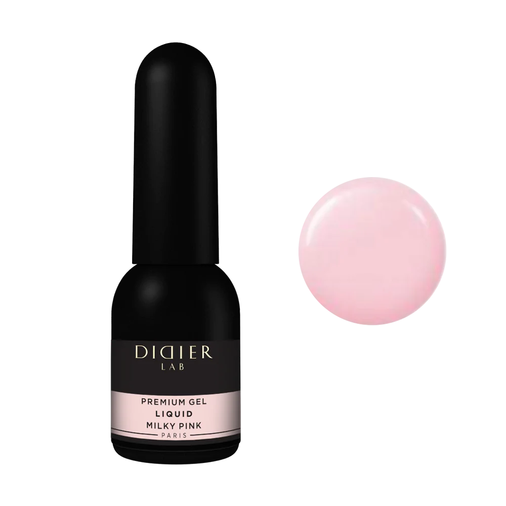 Gel Liquid Premium "Didier Lab", Milky Pink, 10ml