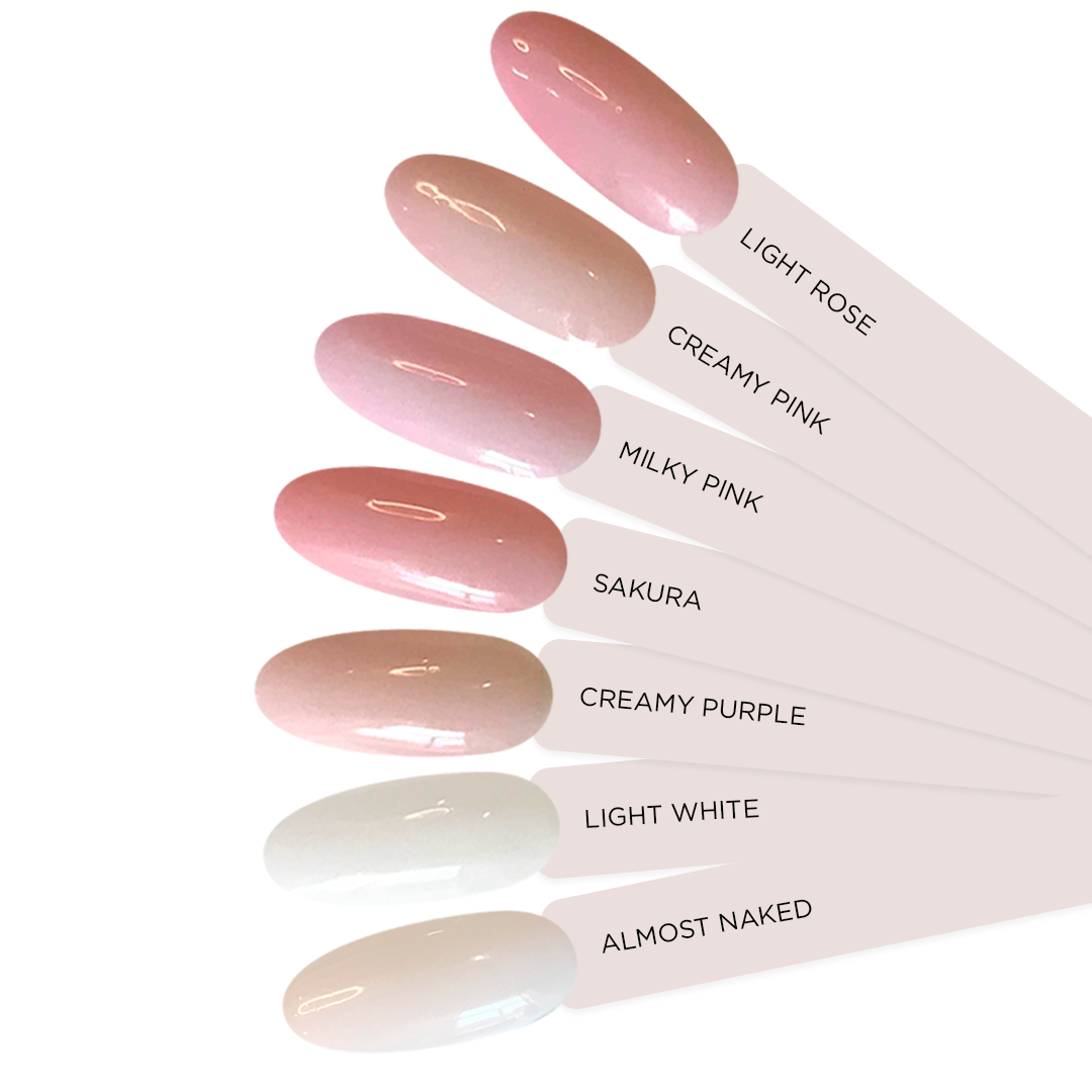 Gumová Podkladová Báze, Light Rose, 10ml