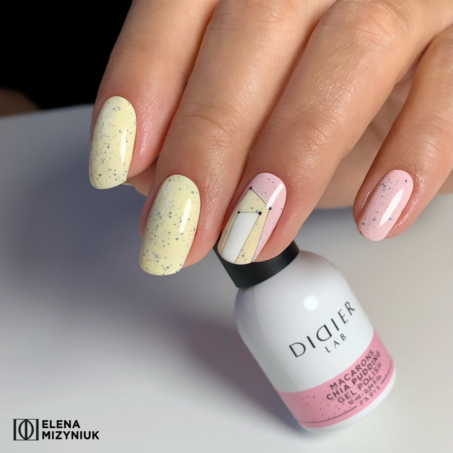 Gel Lak "Didier Lab", Macarons, Chia Pudding, 10ml