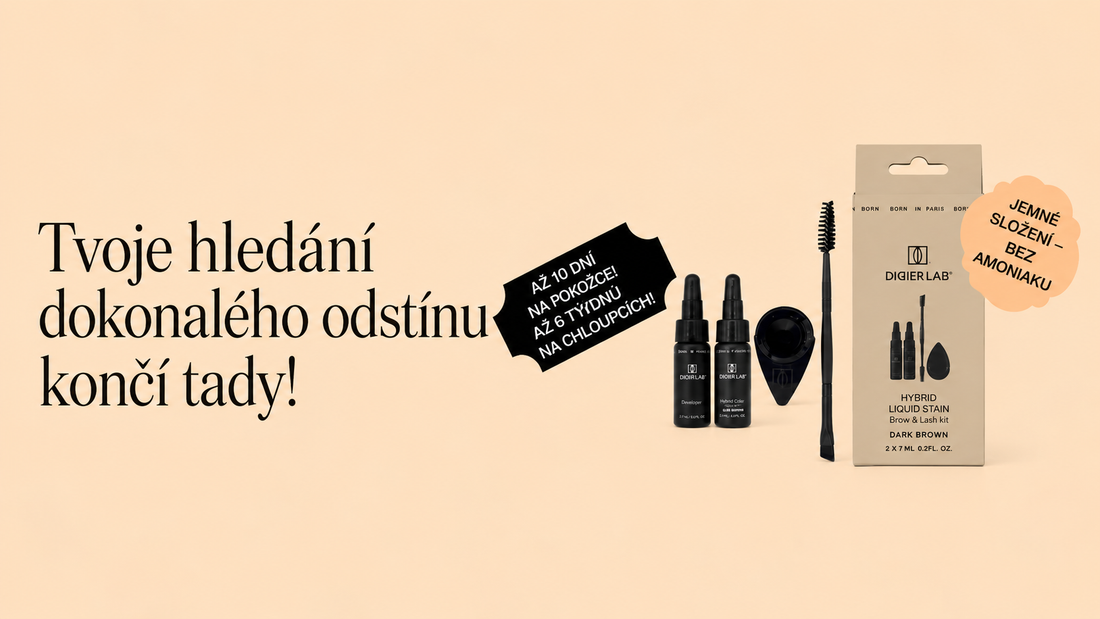 Dokonalé barvení obočí a řas s novou generací barev Hybrid Liquid Stain