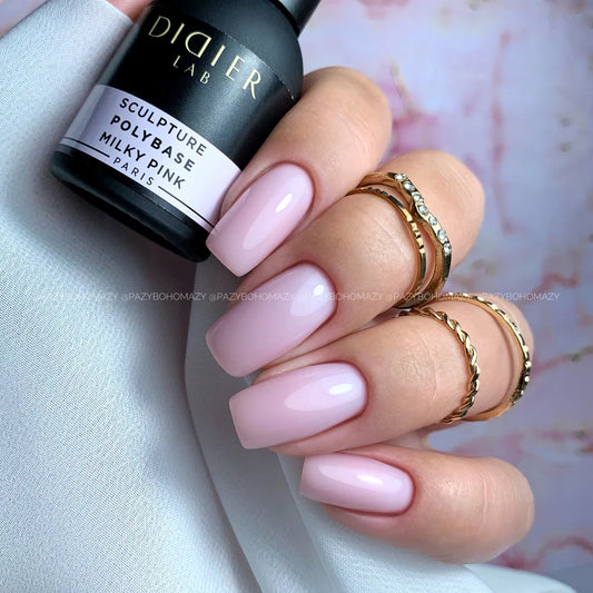 Poly báze "Didier Lab", Milky pink, 10ml