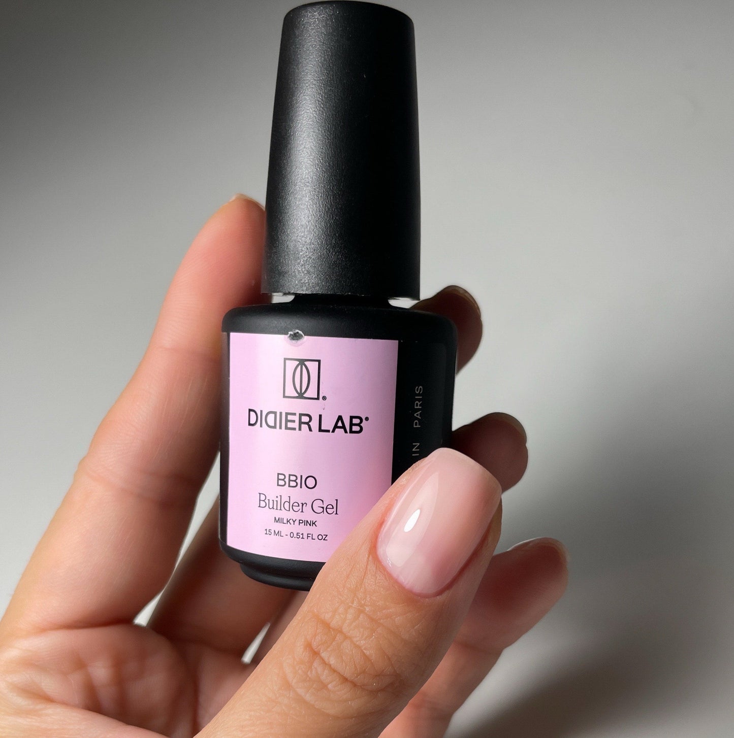 Stavební Gel BBIO "Didier Lab", Milky Pink, 15ml