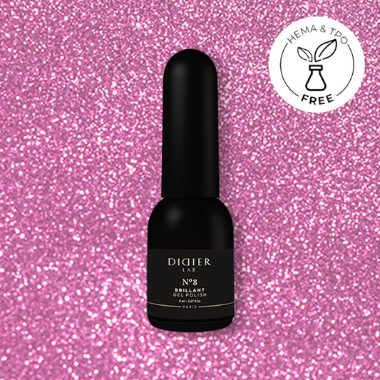 Gel Lak "Didier Lab", Brillant, No8, 8ml
