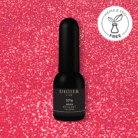 Gel Lak "Didier Lab", Brillant NEON, No6, 8ml