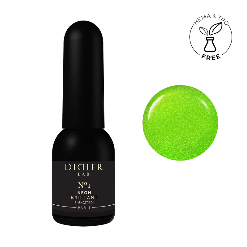 Gel Lak "Didier Lab", Brillant NEON, No1, 8ml