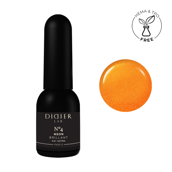 Gel Lak "Didier Lab", Brillant NEON, No4, 8ml