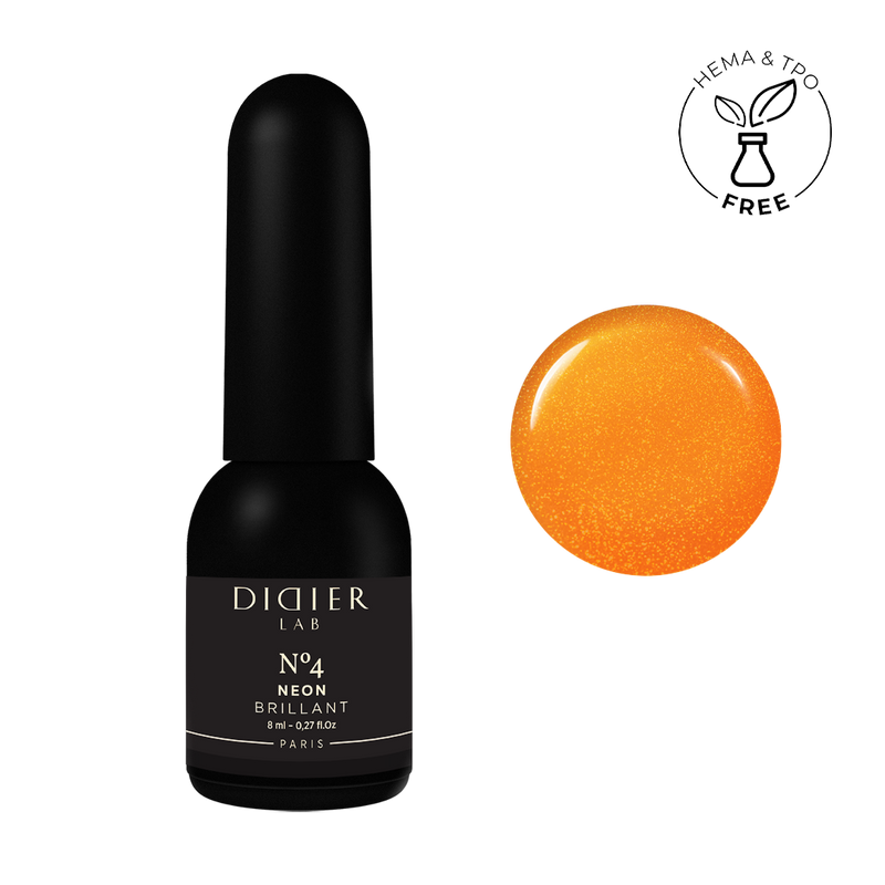 Gel Lak "Didier Lab", Brillant NEON, No4, 8ml