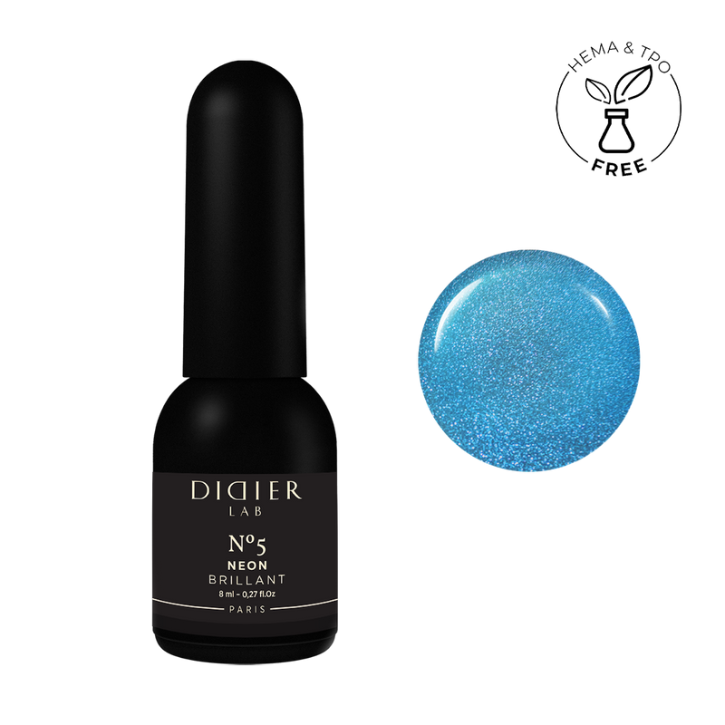 Gel Lak "Didier Lab", Brillant NEON, No5, 8ml