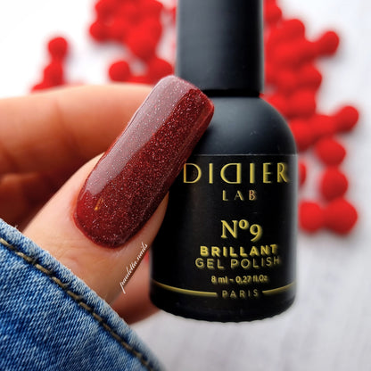 Gel Lak "Didier Lab", Brillant, No9, 8ml
