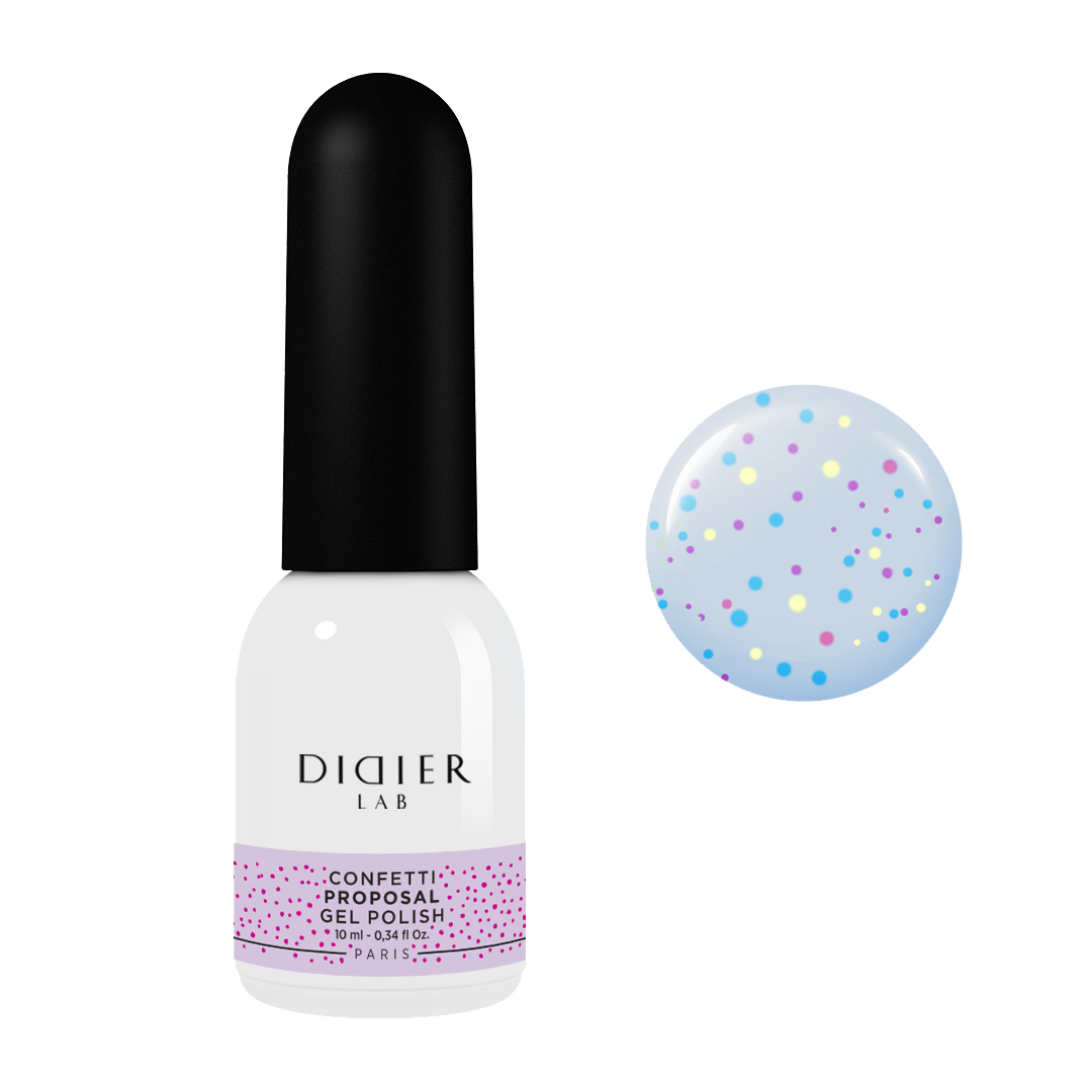 Gel Lak "Didier Lab", Confetti, Proposal, 10ml