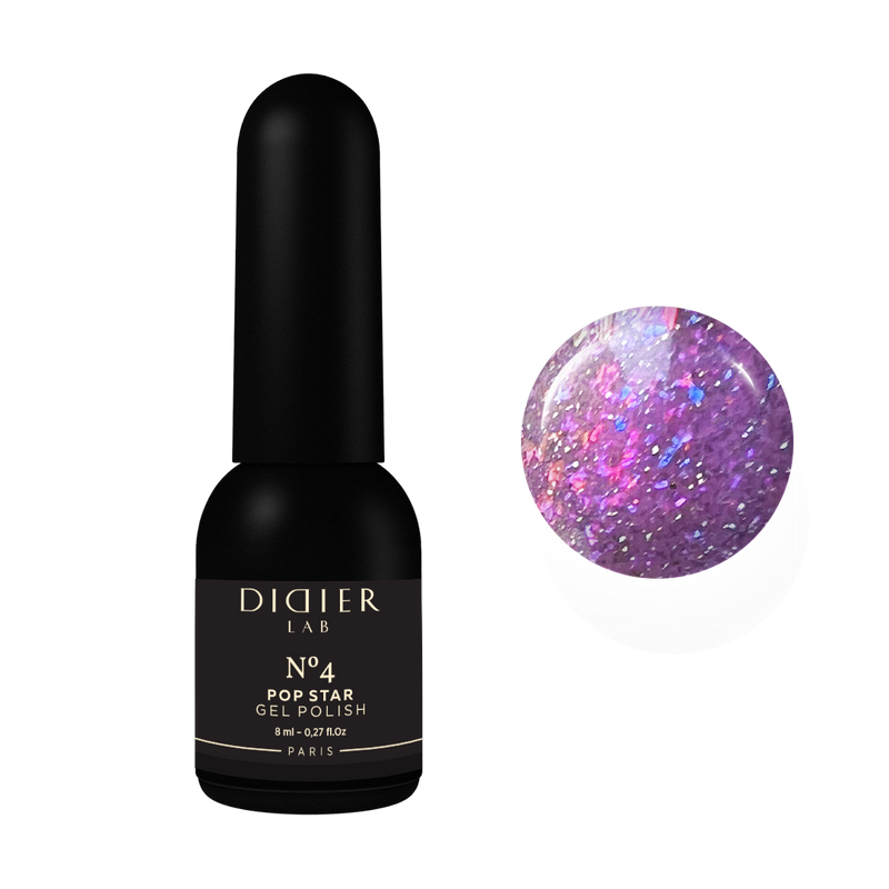 Gel Lak "Didier Lab", POP Star, No4, 8ml