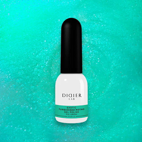 Gel Lak "Didier Lab", Exotic, Turquoised Motmo, 10ml
