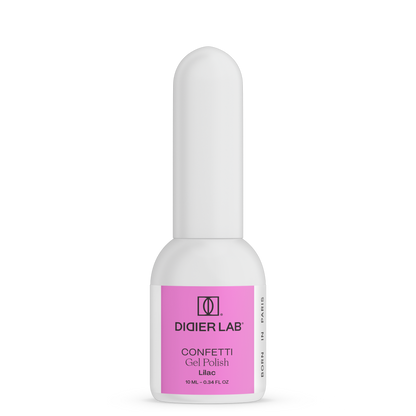 Gel Lak "Didier Lab", Confetti, Lilac, 10ml