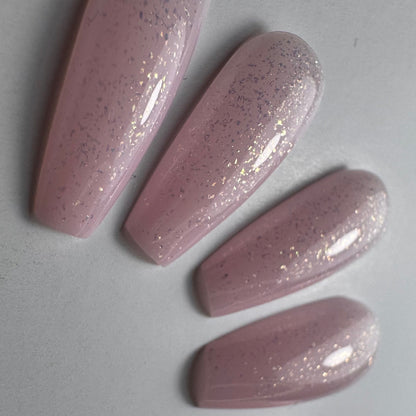 Gel polish "Didier Lab", Glitter Top coat, gold, 10 ml