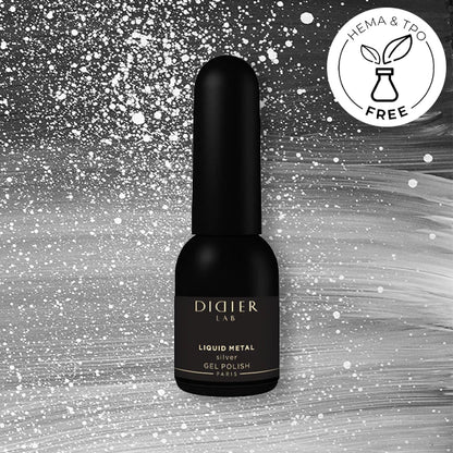 Gel Lak s Efektem Kočičího Oka, Stříbrný, 10ml