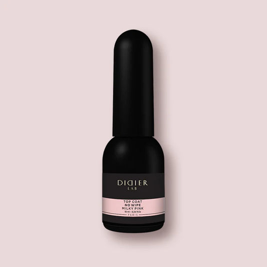 Top coat no wipe "Didier lab", Milky Pink, 10ml