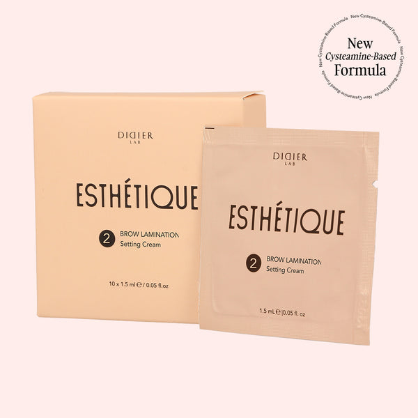 Didier Lab Esthétique Brow Lamination setting cream No. 2, 1,5 ml x 10psc.