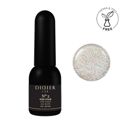 Top Coat No Wipe "Didier Lab", Pop Star, No2