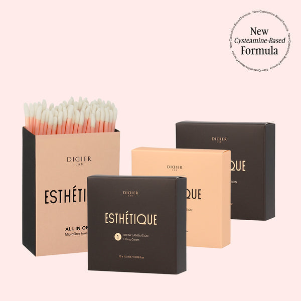 Esthétique Brow Lamination Kit with Microfiber Brushes, Didier Lab