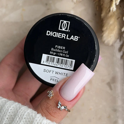 Stavební Gel se Skelnými Vlákny, Didier Lab, Soft White, 50g