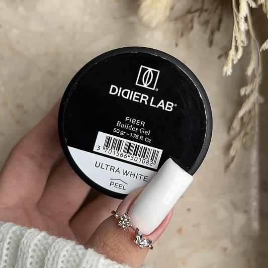 Stavební Gel se Skelnými Vlákny, Didier Lab, Ultra White, 50g