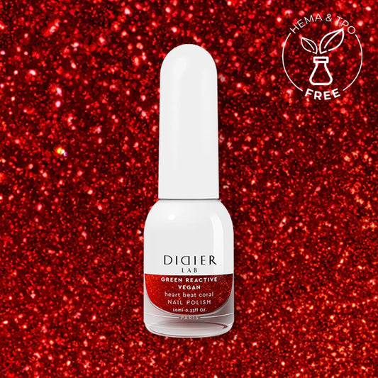 Veganský Lak na Nehty "Didier Lab", heart beat coral, 10mlV