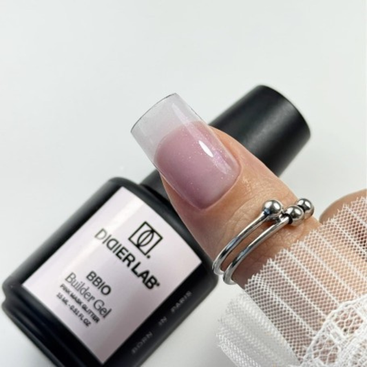 Stavební Gel BBIO "Didier Lab" Pink Mask Glitter, 15ml