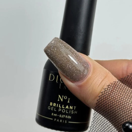 Gel Lak "Didier Lab", Brillant, No1, 8ml