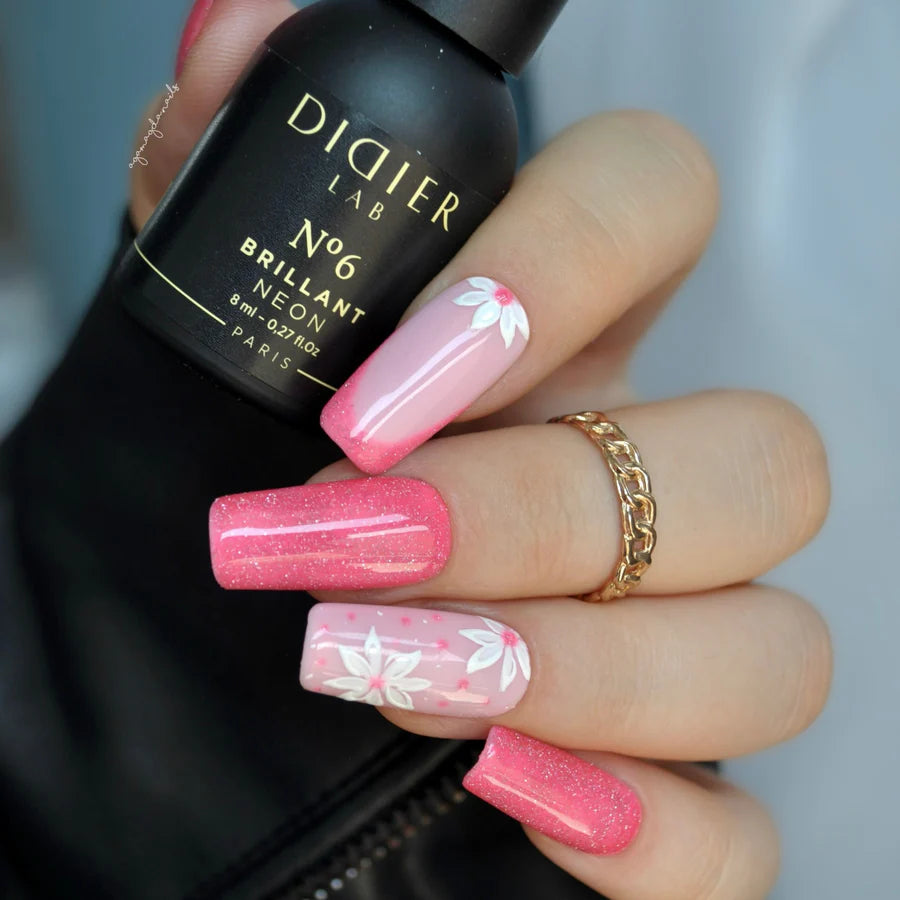 Gel Lak "Didier Lab", Brillant NEON, No6, 8ml