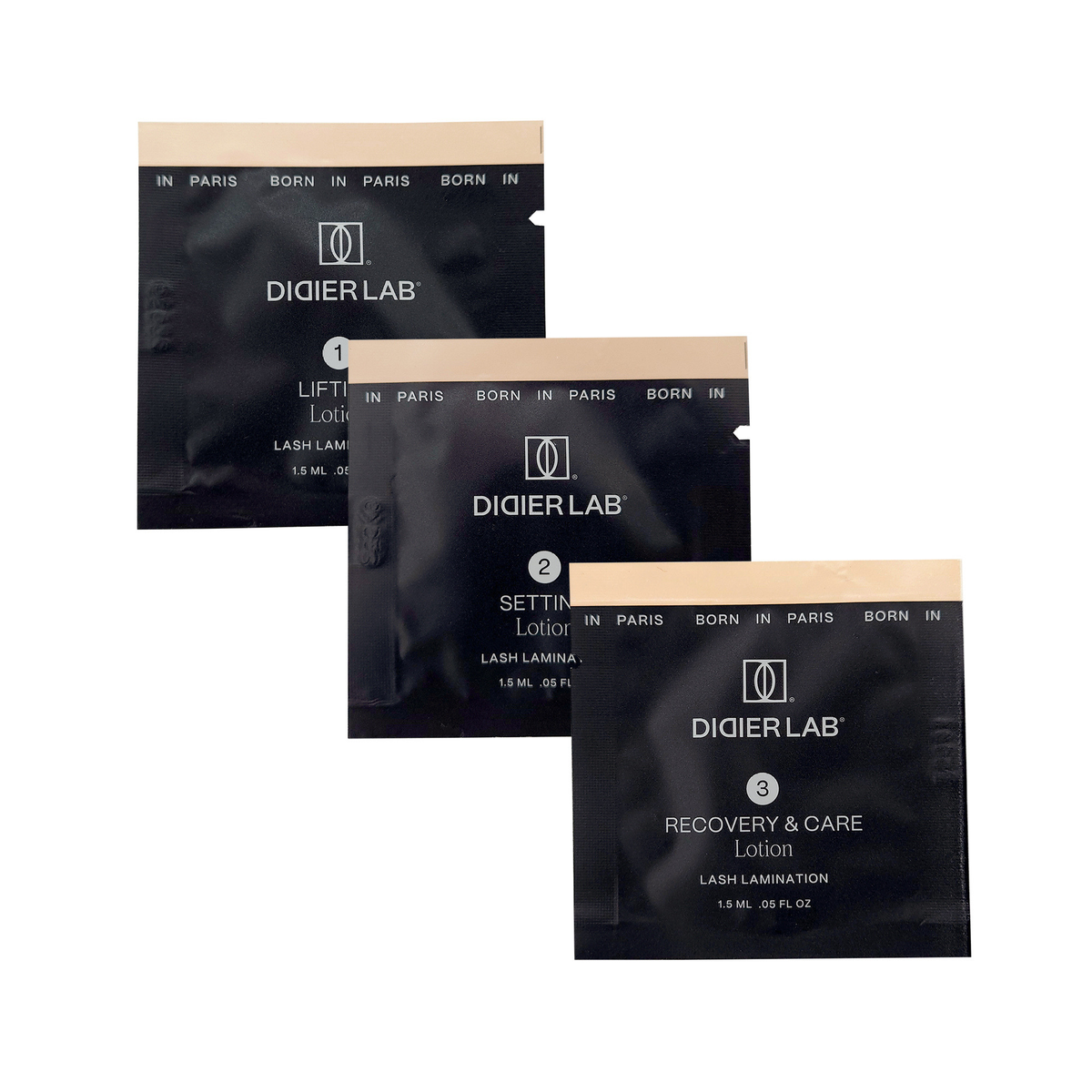Set na Lifting Řas, Didier Lab, 3x1ks.x1,5 ml