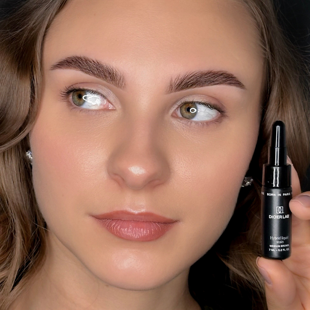 Hybrid Liquid Stain – Vyživující sada na barvení obočí a řas Didier Lab