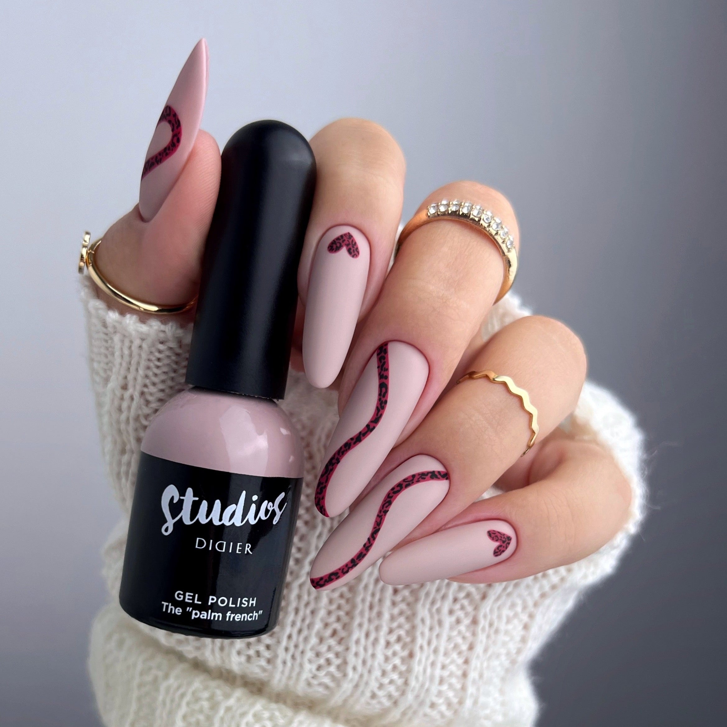 Gel Lak Studios Didier, palm french, 8ml
