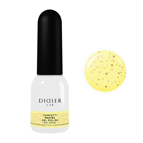 GEL POLISH "DIDIER LAB", CONFETTI, PASTEL, 10ML