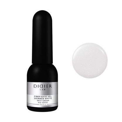 Podkladová Báze se Skelnými Vlákny "Didier Lab", Shimmer White, 10ml