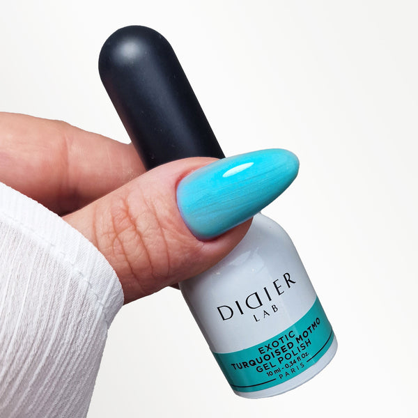 Gel polish "Didier Lab", Exotic, Turquoised Motmo, 10ml