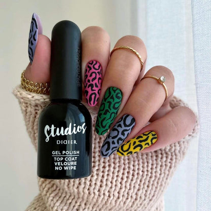 Top Coat "Studios Didier", Matný s Velurovým Efektem, 8ml