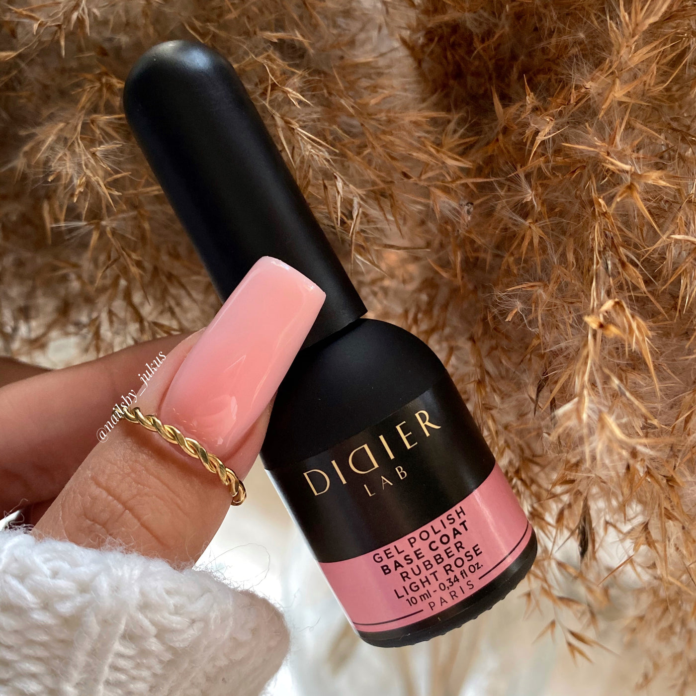 Gumová Podkladová Báze, Light Rose, 10ml