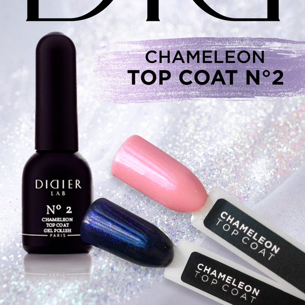 GEL POLISH "DIDIER LAB", CHAMELEON TOP COAT, NO2